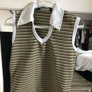 Polo top sleeveless